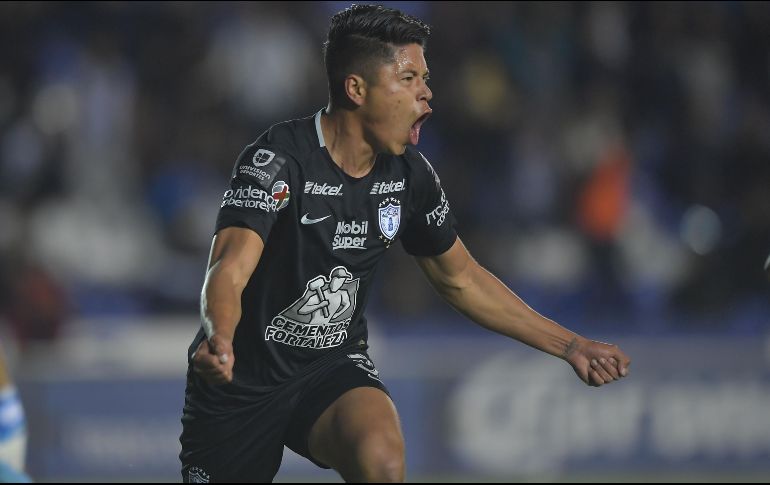 Edgar Ayala anotó el gol que le dio el triunfo a Pachuca. MEXSPORT/I. Ortiz