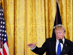 El presidente de EU anunció el año pasado que pondría fin al DACA, pero le dio al Congreso hasta marzo para que encuentre una solución legislativa. AFP / M. Ngan