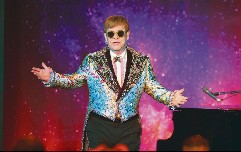 Elton John. Durante su última presentación en Nueva York, previo al anuncio de su gira de despedida. AP