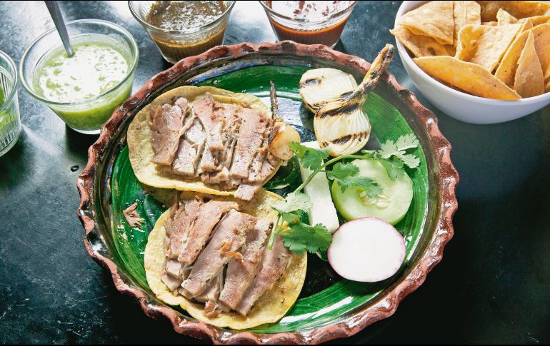Taco de pechito. Una de las opciones que sugiere el experto. ESPECIAL