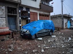 Denuncian que los bombardeos ocasionaron cuantiosos daños materiales. AFP/O.Kose