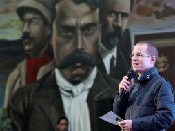 Anaya dijo que este tema también se debe debatir con una visión en el marco de la relación con Estados Unidos. SUN/ A. Ojeda