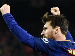 Messi es el máximo anotador en la historia del club culé. AFP/L. Gene