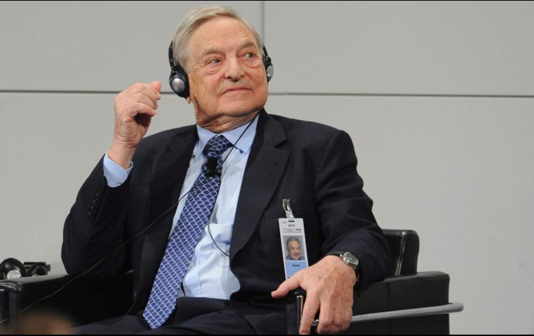 George Soros lanzó ataques este jueves contra todos los frentes durante su cena anual en el foro de Davos. EFE/Archivo