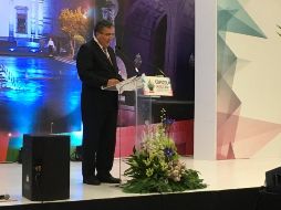 El titular de la CNDH estuvo en Jalisco para la inauguración de la XI Asamblea Plenaria de la Copecol. TWITTER/@CopecolJalisco