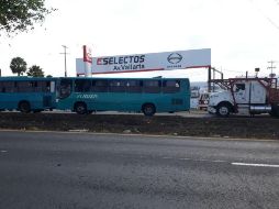 El accidente fue reportado inicialmente como una volcadura, sin embargo, fue descartado pocos minutos después por las autoridades. ESPECIAL/ Bomberos de Zapopan