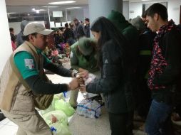 Las nacionalidades de los migrantes son de Guatemala, Honduras y El Salvador. TWITTER/@INAMI_mx