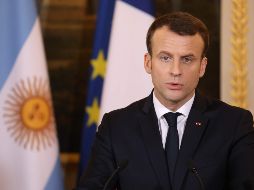 El gobierno bolivariano acusa a Macron de vulnerar el principio de la libre determinación de los pueblos y el de la no intervención en los asuntos internos. AFP/ L. Marin