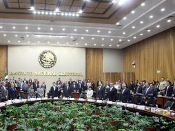 El INE ha cumplido con capacitar a mediadores y mantener el padrón actualizado, pero hay poca calidad democrática en los partidos. SUN / ARCHIVO