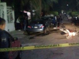 Autoridades aseguraron en el lugar del incidente seis casquillos percutidos. ESPECIAL