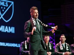 Beckham dio el anuncio acompañado por sus socios, entre ellos el CEO de Sprint Marcelo Claure, alcaldes locales y el comisionado de la MLS, Dan Garber. AP / L. Sladky