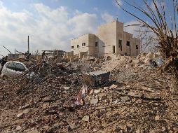 Es probable que el número de fallecidos aumente, porque hay heridos graves y desaparecidos entre los escombros. AFP/O. Kadour