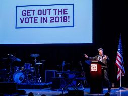 Varios actores como Mark Ruffalo y el alcalde de Nueva York, Bill de Blasio, pronunciaron discursos dentro del evento. AFP / R. Rochlin