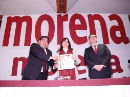 Barbosa aseguró que es puntero en las encuestas y vencerá a Erika Alonso. TWITTER/@MBarbosaMX