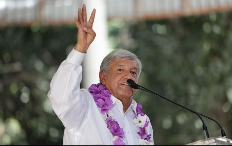 López Obrador reveló que hace seis meses se reunió con Vargas Landeros en la Ciudad de México. SUN / I. Stephens