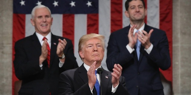 Trump defiende muro por &ldquo;dreamers&rdquo; en informe presidencial