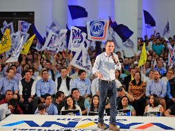 Ayer, Ricardo Anaya se reunió con militantes del PAN, PRD y MC en Sinaloa. SUN/I. Olivares