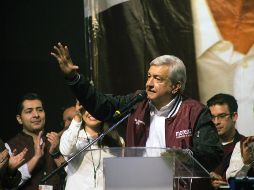 El tabasqueño y Morena han hecho de ese apodo una campaña a su favor. NTX / E. Jaramillo