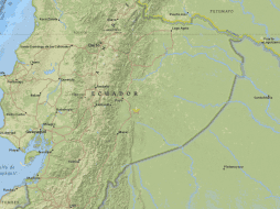 El fenómeno ocurrió en la región de Puyo, capital de Pastaza, a una profundidad de 4.8 kilómetros. ESPECIAL/ USGS
