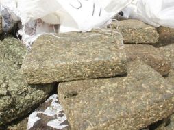 La Sedena encuentra la droga al efectuar reconocimientos terrestres sobre una brecha que conduce de la comunidad denominada 