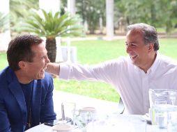 En la imagen aparecen Julio César Chávez y José Antonio Meade. ESPECIAL