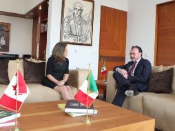 Luis Videgaray reiteró la importancia de mantener la comunicación al más alto nivel. TWITTER / @LVidegaray