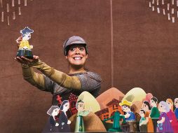 Andrea Belén es quien da vida a la historia. ESPECIAL