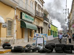 El pasado sábado 3 de febrero hubo bloqueos en Ocotlán debido al presunto rechazo de los ciudadanos a la presencia de elementos de la Policía Federal. ESPECIAL / Roberto Puga
