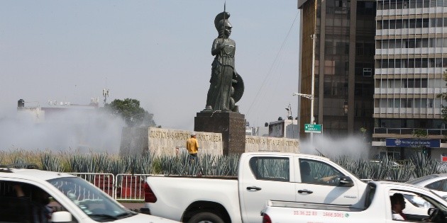 Percance vial obstruye t&uacute;nel de L&oacute;pez Mateos