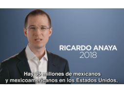 En un videomensaje en inglés difundido en su cuenta de Twitter, señaló que todos los migrantes merecen respeto y sus hijos también merecen protección. YouTube / RICARDO ANAYA