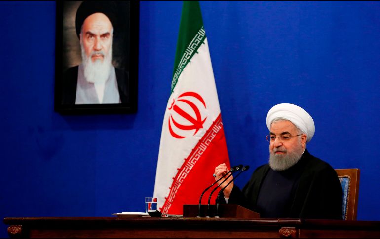 El presidente iraní dice que los misiles desarrollados en su país no son ''ofensivos'' sino ''defensivos'', y que no poseen esas armas  que son ''contrarias a la religión'', apuntó en alusión al islam. AFP / A. Kenare