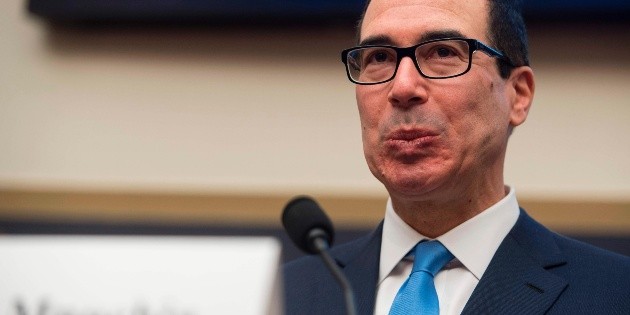 Mercados ''funcionan bien'' tras ca&iacute;da de Dow Jones: jefe del Tesoro de EU