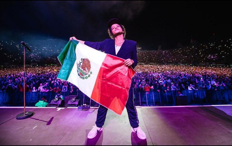 Bruno Mars se presentó ayer lunes en el Estadio Akron ante alrededor de 40 mil personas. INSTAGRAM/brunomars