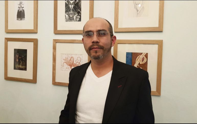 Eden Mir. El curador de la exposición. EL INFORMADOR/J. Pérez