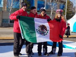 El estandarte nacional fue izado la este miércoles en la sede de los Juegos Olímpicos de Invierno en Corea del Sur. TWITTER / @COM_Mexico