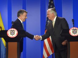 Las tensiones aumentaron cuando el presidente colombiano dijo, en su reunión con Tillerson que 