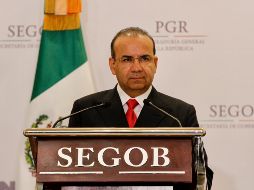 El secretario aseguró que de enero a la fecha hay una baja de homicidios dolosos en algunas de las ciudades más violentas. NTX/ ARCHIVO