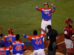 En la Serie del Caribe 2017, Jonathan Morales (29) también el imparable de la victoria. AP/L. Gutiérrez