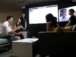 Trudeau visitó San Francisco, donde se reunió con líderes de la industria tecnológica. AP/J. Chiu