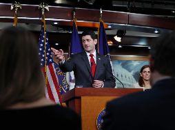 Paul Ryan, presidente de la Cámara de Representantes. El acuerdo solo abre un nuevo compás hasta el 23 de marzo, a fin de negociar un paquete presupuestal más amplio que incluya el resto de gastos del gobierno. AP/J. Martin