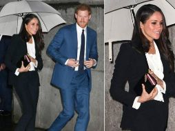 El conjunto, además de ser elegante y estiloso para la silueta de Meghan, fue confeccionado por la firma Alexander McQueen y con un costo de alrededor de 96 mil pesos mexicanos. ESPECIAL