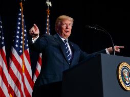  Tres semanas atrás Trump presentó su propuesta migratoria, que incluía beneficiar a 1.8 millones de inmigrantes indocumentados. AP/ E. Vucci