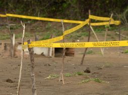 A mediados de enero, ese mismo grupo localizó tres fosas en el mismo municipio donde las autoridades recuperaron los restos de 33 personas.  EFE / ARCHIVO