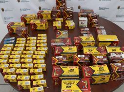 Los cartuchos fueron puestos a disposición del Ministerio Público de la Federación. NTX/ ARCHIVO