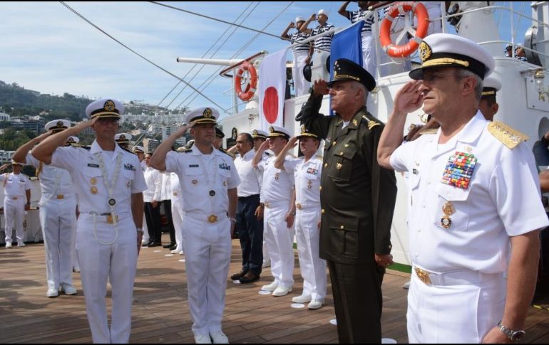 La ceremonia se realizó en la Octava Región Naval Naval, con sede en Acapulco, Guerrero. TWITTER / @AlmSoberon