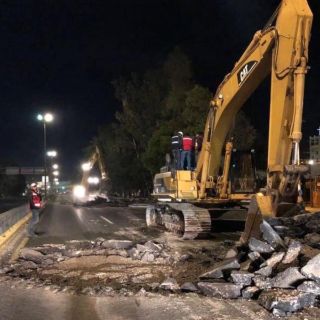 Inician obras en Periférico Norte; conoce las rutas alternas