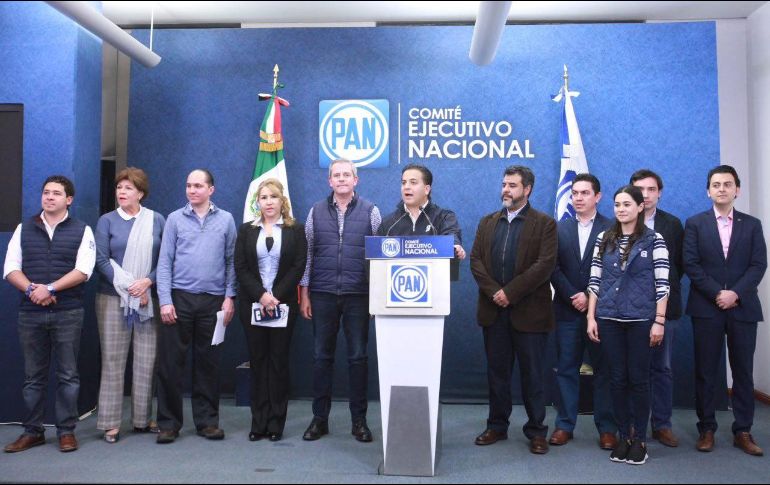 El presidente nacional del PAN, Damián Zepeda, dijo que por primera se registró la votación más alta en la historia del partido. TWITTER / @AccionNacional