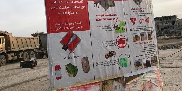 Minas abandonadas en Al Raqa han causado cientos de muertos