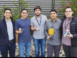 Los emprendedores. De izquierda a derecha, Raúl González, Regino Vega, Rodrigo Sansores, Edgar Rivera e Isaac Jesús Romero. ESPECIAL