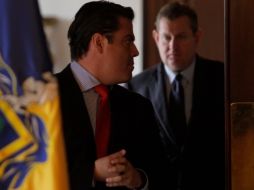 Aristóteles Sandoval y Luis Carlos Nájera salieron juntos ante los medios para confirmar la noticia. EL INFORMADOR / R. Tamayo